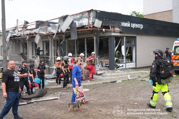 Атака РФ на Запоріжжя 23 липня / © Очільник Запорізької ОВА Іван Федоров