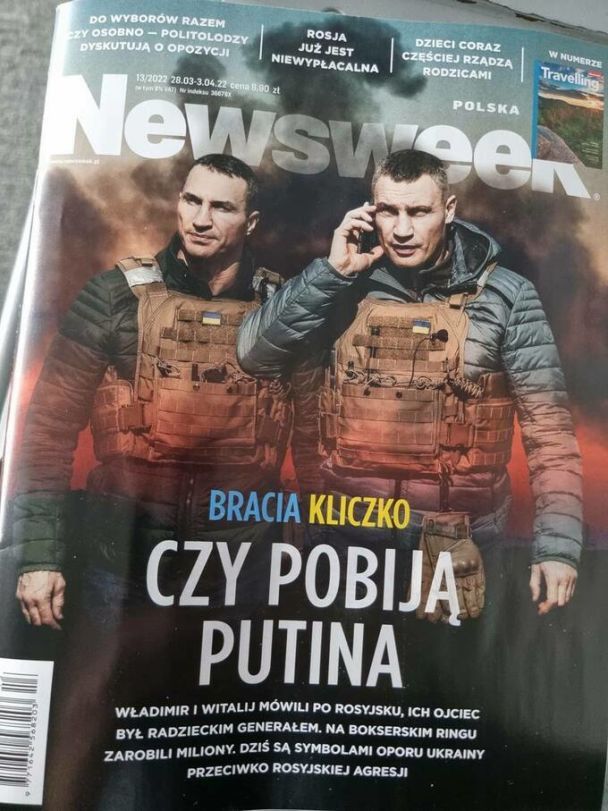 братья Кличко попали на обложку польского журнала