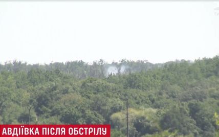 Бойовики підпалили позицію ЗСУ біля Авдіївки