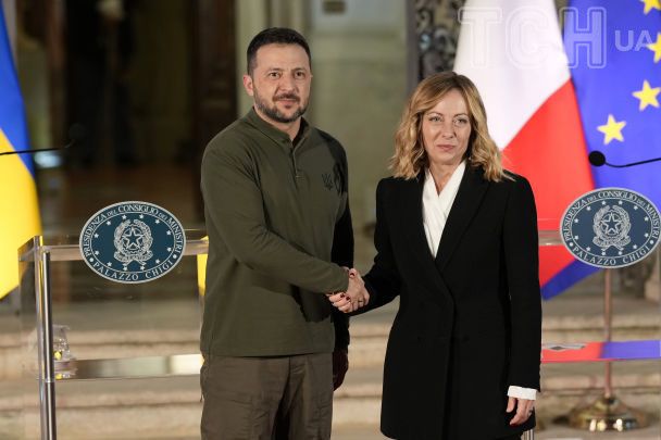 Зеленський їде до Італії: запланована зустріч із Мелоні