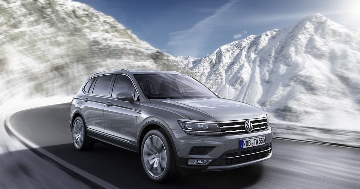 Volkswagen показал европейскую версию удлиненного кроссовера Tiguan