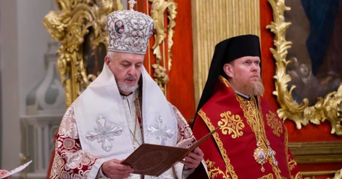 перше богослужіння в Андріївській церкві_2 / © Православная Церковь Украины/Facebook