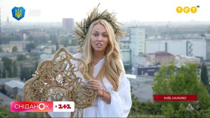 Полякова на Лисій Горі у прямому ефірі спалила свій кокошник