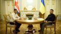 Прем'єр-міністр Британії Ріші Сунак та президент України Володимир Зеленський