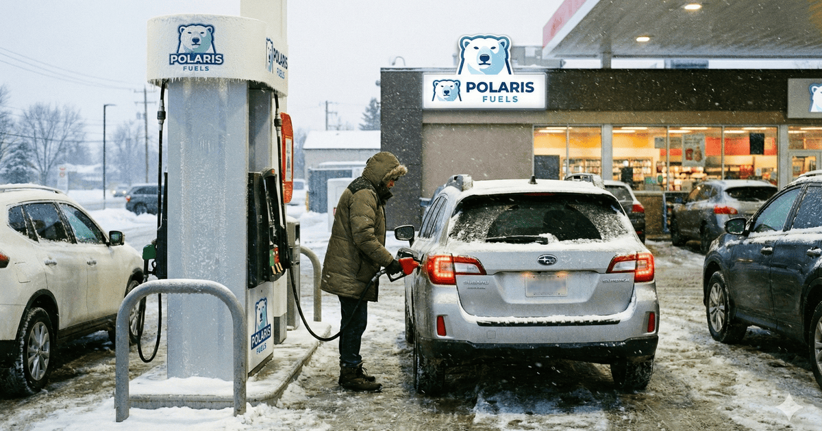 Заправка авто взимку
