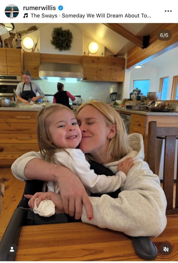 Румер Вілліс із донькою / © Інстаграм Румер Уїлліс