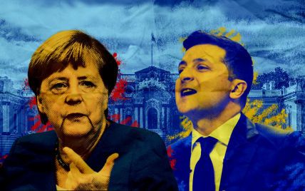 Між двох стільців: Зеленський прокоментував стосунки Меркель з Росією та Україною