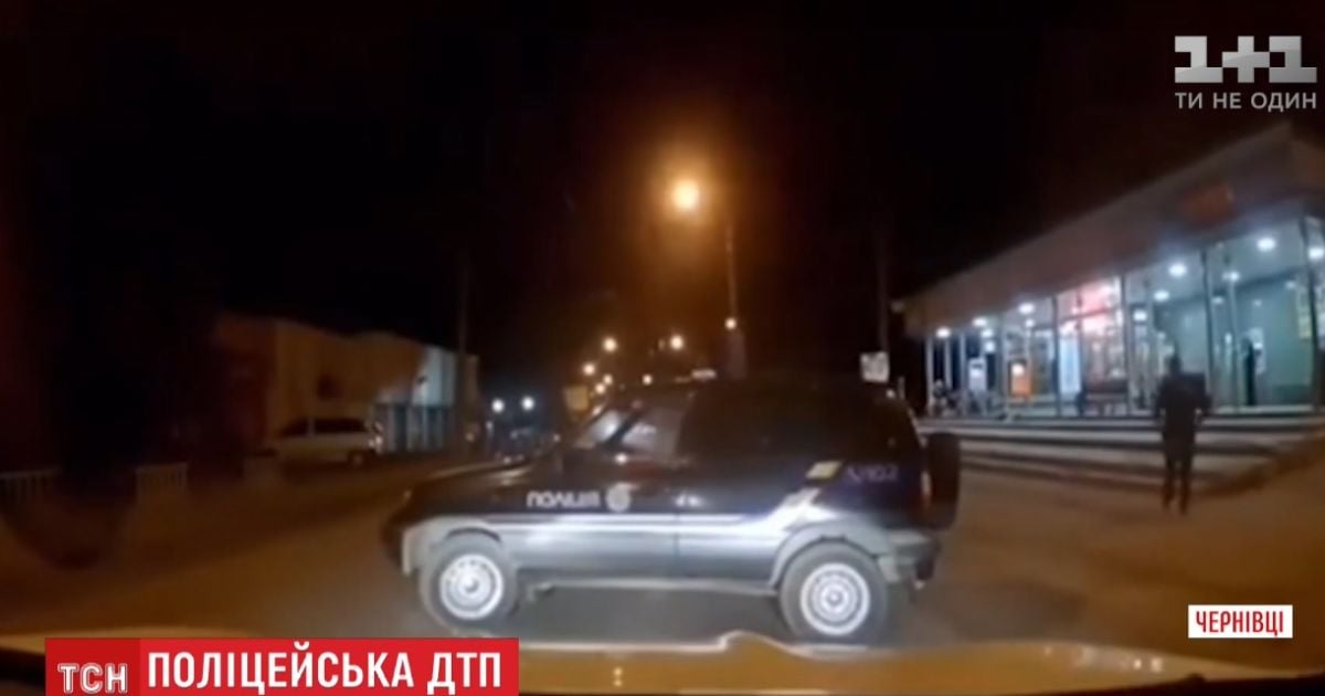 В Черновцах от полицейских сбежала их машина и чуть не создала ДТП