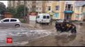 Ураган пронесся Луцком. Город затопило и засыпало градом