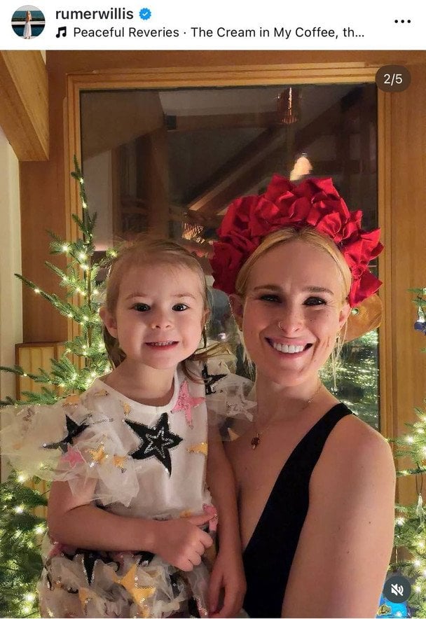 Румер Вілліс із донькою / © Інстаграм Румер Уїлліс