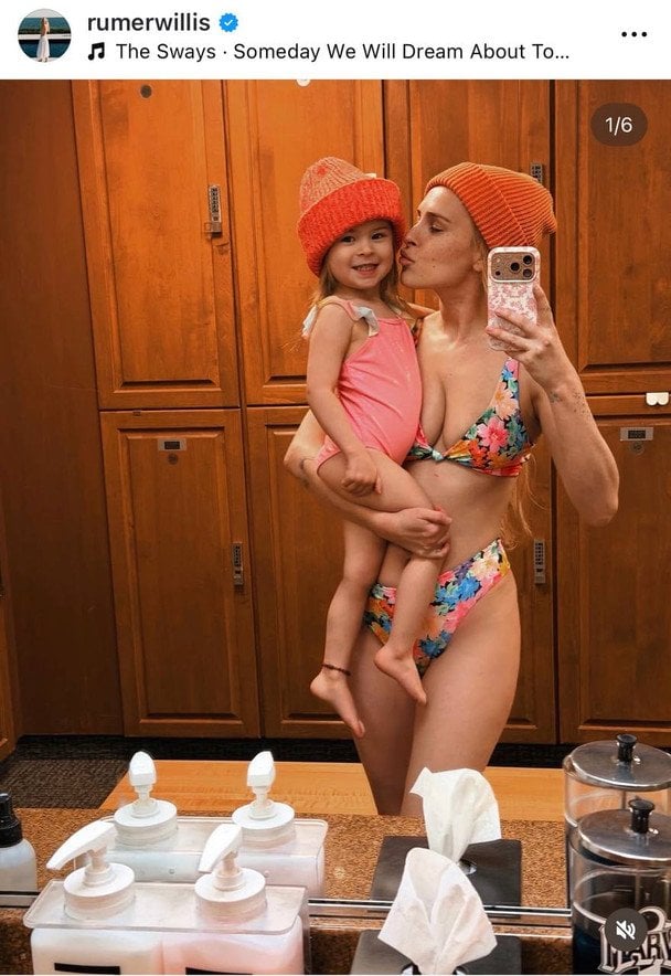 Румер Вілліс із донькою / © Інстаграм Румер Уїлліс