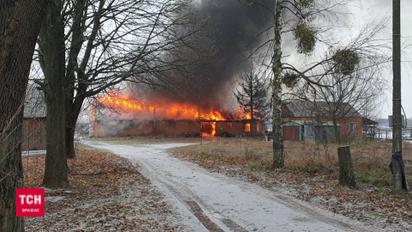 Масштабна пожежа під Києвом: горить рибне господарство 