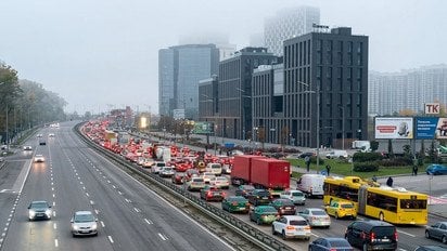 Затори в Києві вранці 22 жовтня