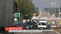 7-километровая пробка образовалась под Киевом после ДТП с участием фур