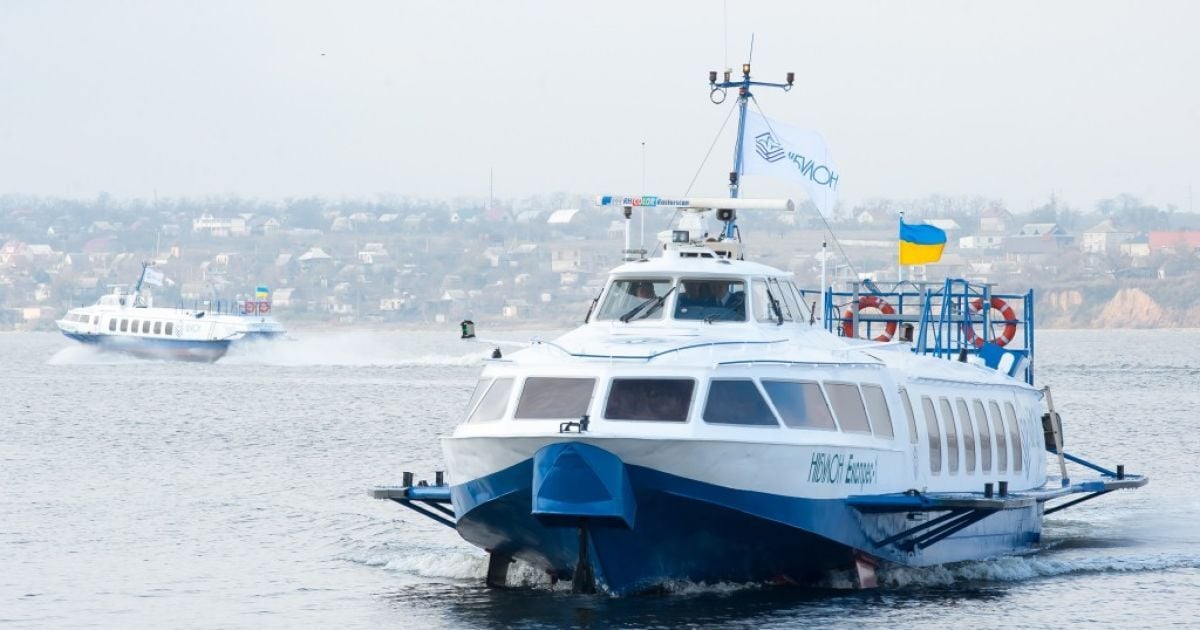 В Украине восстанавливают уникальные теплоходы "Ракета" на подводных крыльях