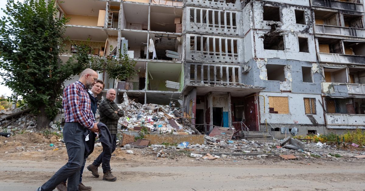 Министр обороны Нидерландов Рубен Брекельманс во время неанонсированного визита в Украину 6 октября посетил Харьков Фото: Рубен Брекельманс