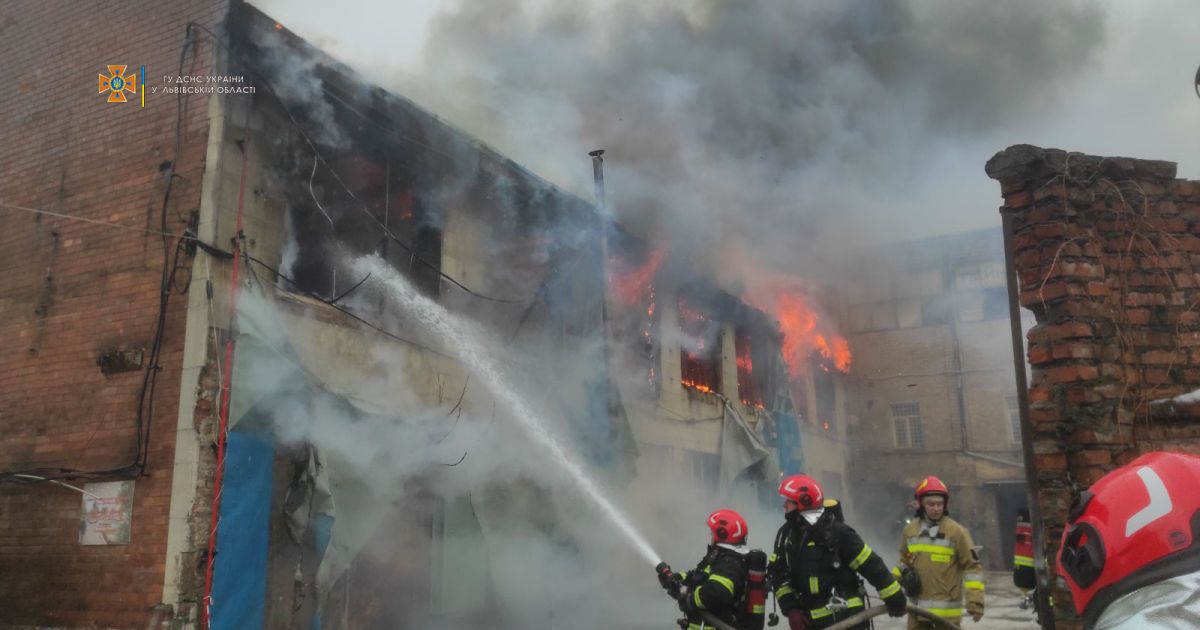 Пожежа у Львові_2 / © Управление ГСЧС во Львовской области