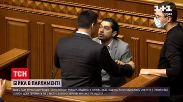Новости Украины: в Верховной Раде подрались Николай Тищенко и Гео Лерос