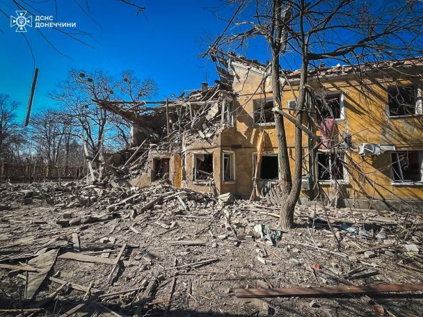 Наслідки обстрілу на Донеччині