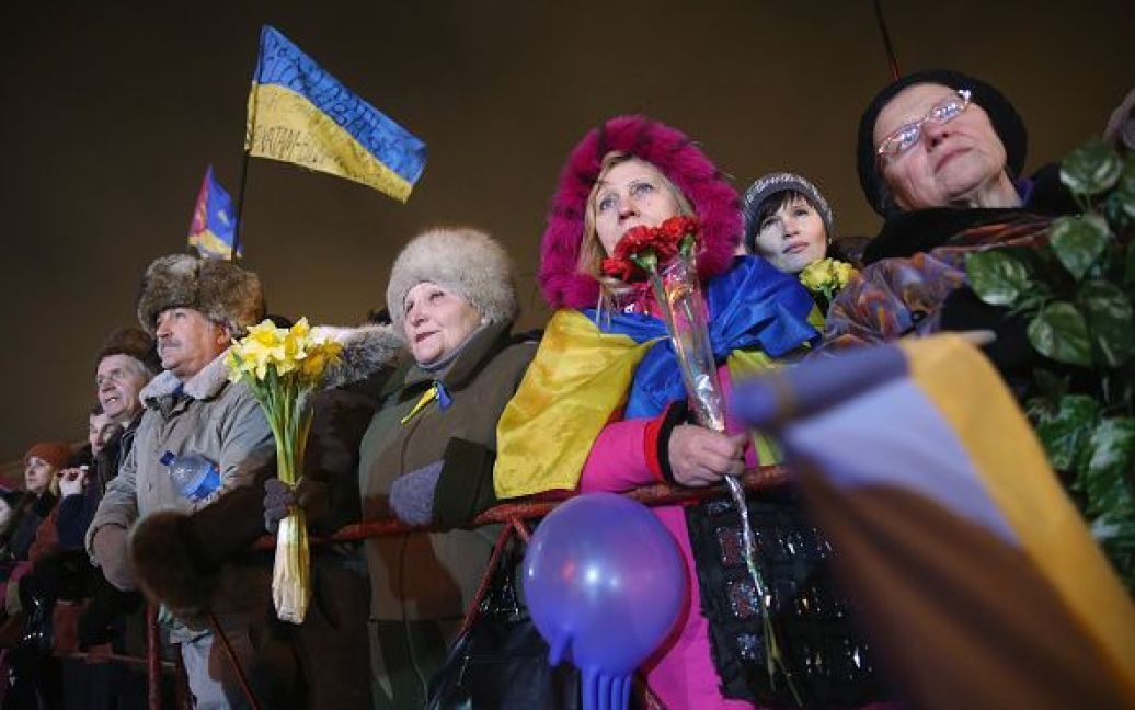 У Києві відбулося вшанування героїв Небесної сотні. / © Getty Images