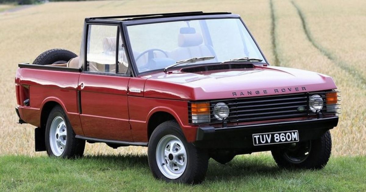 На аукцион выставят Range Rover с открытым кузовом 1973 года