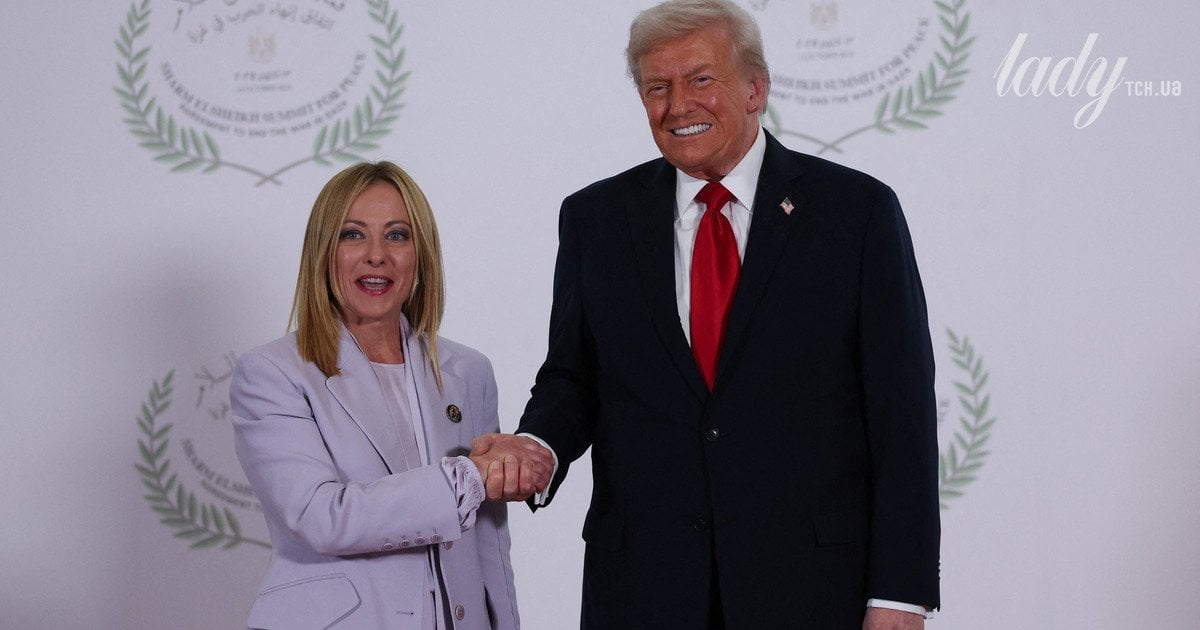 Джорджа Мелоні і Дональд Трамп