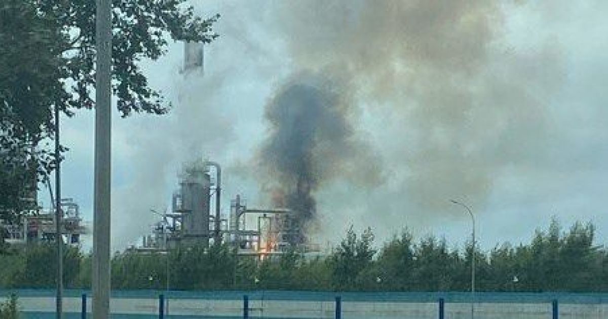 пожар на сибуре