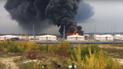 У Росії вибухнув нафтопереробний завод, є жертви