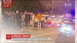 В Киеве во время погони в столице разбился автомобиль патрульной полиции