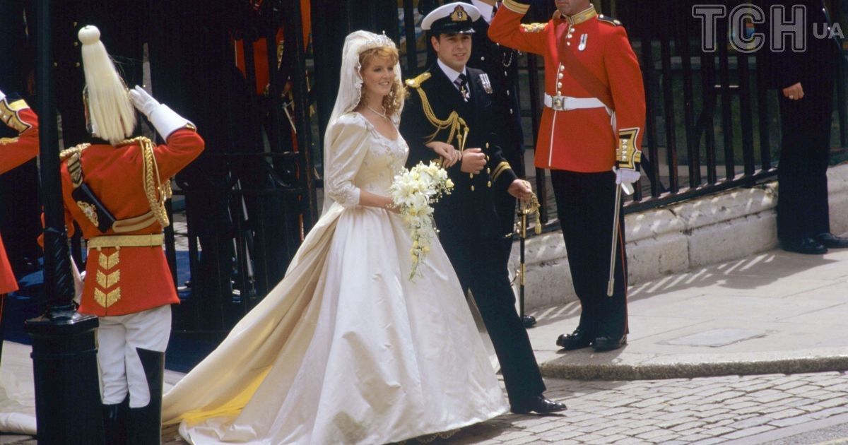 Свадьба Сары Фергюсон и принца Эндрю, 23 июля 1986 года