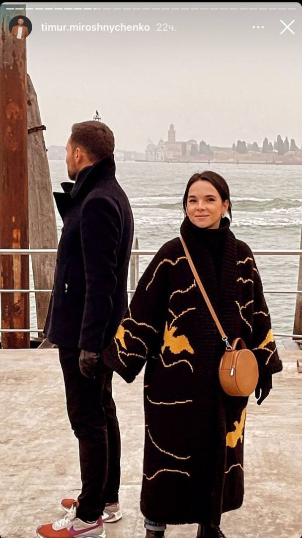 Тимур Мірошниченко разом з дружиною у Венеції / © instagram.com/timur.miroshnychenko