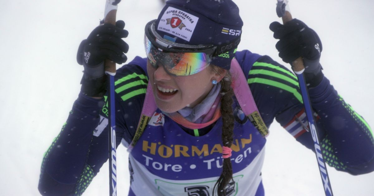 Украинка Джима финишировала седьмой в пасьюте на КМ по биатлону в Пхенчхане