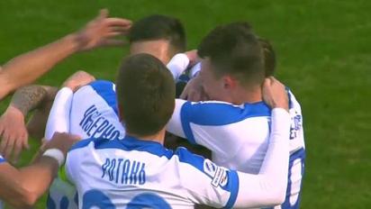 Днепр - Черноморец -1:0. Видео гола Довбика