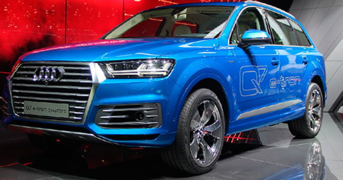 Женева 2015: Audi Q7 e-tron