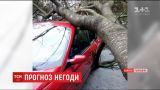 Мощный ураган добрался до западных областей Украины
