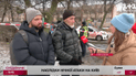 Євгеній та Олександр – жителі будинку в Києві, біля якого впали уламки ракети / Скриншот