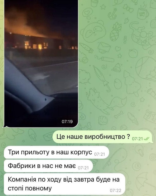 Зруйноване виробнитво Pizza Hot у Львові / © Instagram Романа Боднара