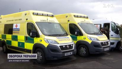 Помощь из Великобритании: в Украину доставили шесть карет скорой помощи