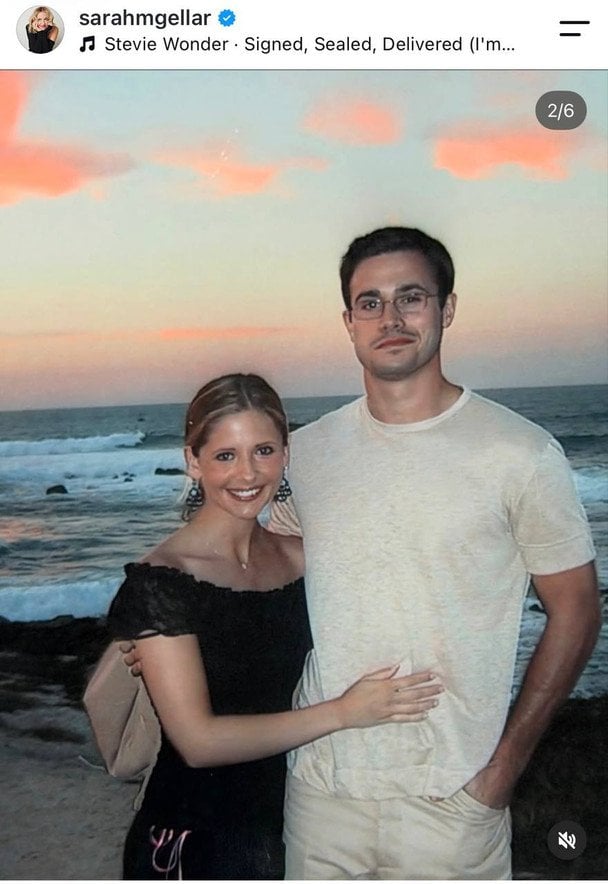 Сара Мішель Геллар і Фредді Принц-молодший, фото: instagram.com/sarahmgellar