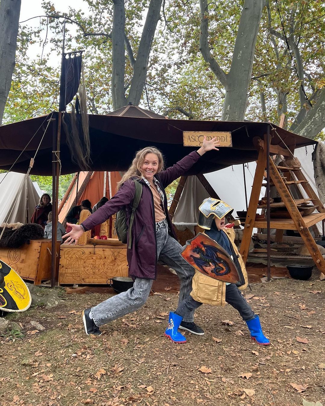 Елена Шоптенко с сыном / © instagram.com/alena_shoptенко