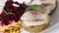 Картофель с селедкой