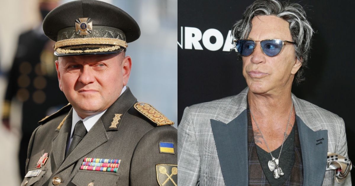 Валерий Залужный, Микки Рурк