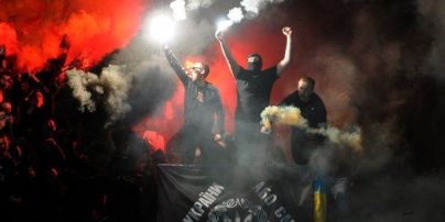 Фанаты "Шахтера" дали неонацистский заряд на матче чемпионата