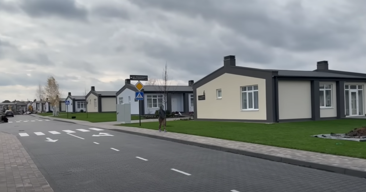 Селище під Києвом для українських переселенців / Фото: скриншот