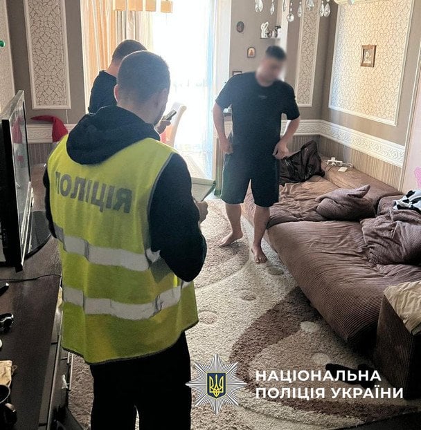 Задержанный мужчина / © Полиция Киева