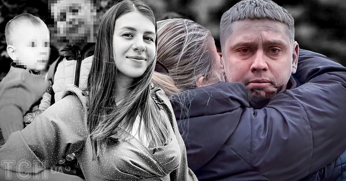 33-летний Максим Кулик потерял жену и троих детей в результате атаки российской ракеты. Коллаж ТСН.ua