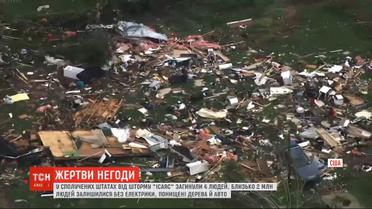 У США від шторму "Ісаяс" померли щонайменше 4 людини