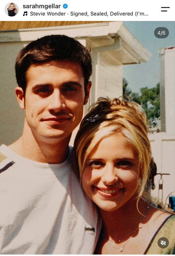 Сара Мішель Геллар і Фредді Принц-молодший, фото: instagram.com/sarahmgellar