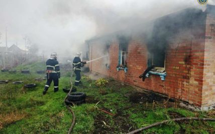 В пожаре в частном доме Черкасской области сгорели три человека, среди которых 3-летний ребенок
