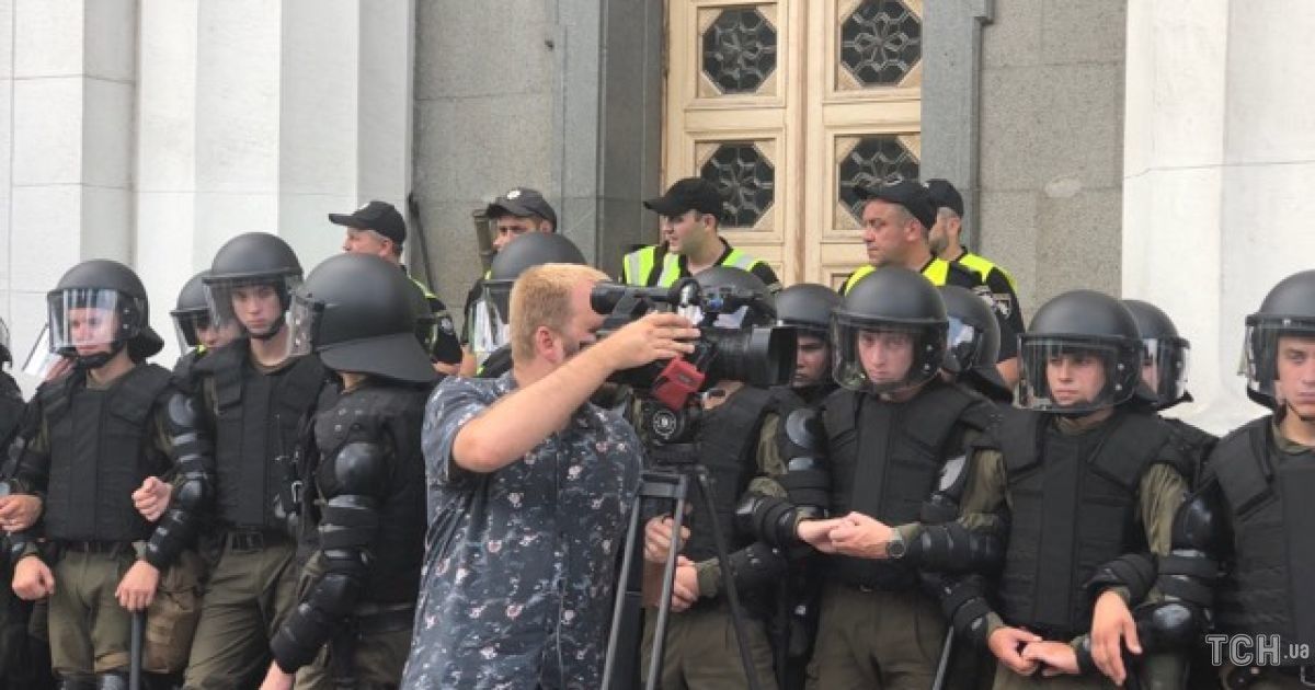 вр, мітинг, рада, поліція, гвардія / © ТСН.ua